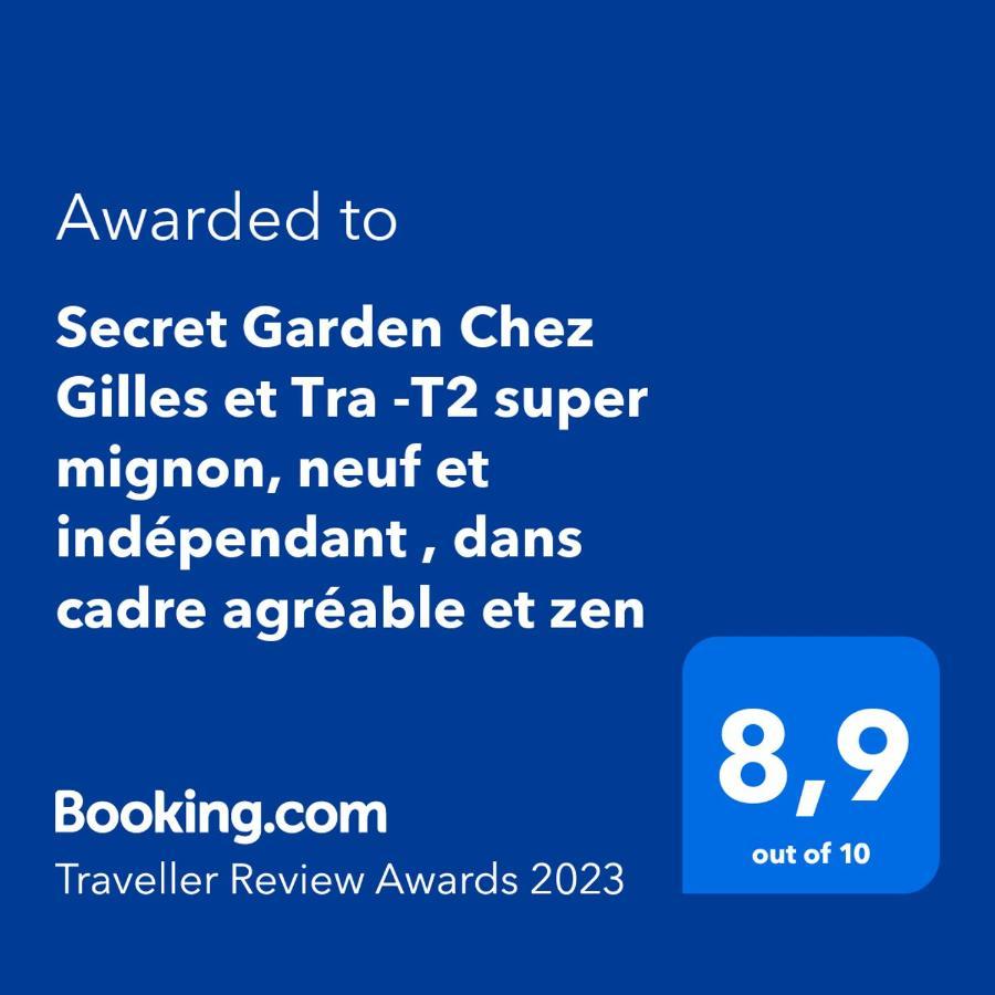 Apartment Secret Garden - Chez Gilles Et Tra - Maison D -t2 Super Mignon, Neuf Et Independant , Dans Cadre Agreable Et Zen